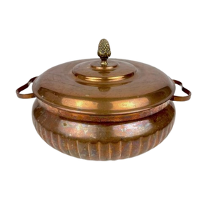 Marmite en acier inoxydable avec couvercle Casserole faite à la main d'excellente qualité Vaisselle décorative la plus vendue Réchauffeur d'aliments en métal - Product Image 5