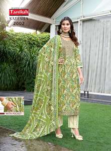 Nuevo Kurti de Algodón con Diseño de Bordado Moderno, Pantalón Nayra, Dupatta de Algodón Mul Mul, Ropa India y Pakistaní para Mujer - Product Image 6