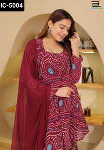 Salwar Kameez Kurta Traditionnel Indien et Pakistanais pour Adultes, Robe de Mariage à Impression Numérique pour Femme, Vente en Gros - Product Image 2