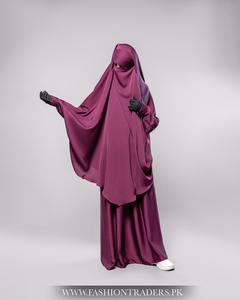 Robe Jilbab Abaya pour femmes musulmanes de style moderne Vêtements islamiques confortables avec une couverture complète pour le quotidien et les voyages - Product Image 6