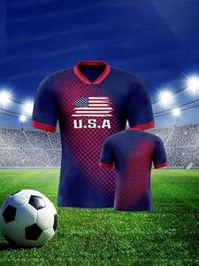 ชุดเครื่องแบบฟุตบอลปรับแต่งได้-ผ้าฝ้าย100% แห้งเร็วขนาดผู้ใหญ่ทุกเพศ - Product Image 6