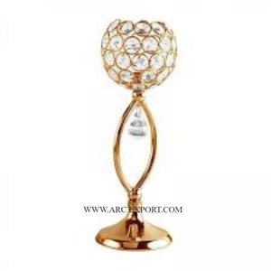 Metal <b>Gold</b> Plated Table Decoration Votive Candle <b>Holder</b> Customized Shape and Size Lightening <b>Candlestick</b> Votive <b>Holder</b> for Sale - Product Image 4