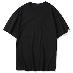 T-shirt en coton pour homme, streetwear, décontracté, manches courtes, coupe ample, à porter au quotidien, été, confortable, élégant, OEM ODM - Product Image 1