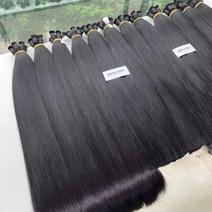 ผมต่อเวียดนามแท้ 100% แบบขายส่ง ขนาด 28 นิ้ว เกรด 10A คุณภาพสูง น้ำหนัก 100 กรัม แบบ Super Double Drawn - Product Image 1