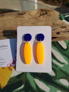 Pendientes de Resina Bordados a Mano, Joyería de Moda de Acero Inoxidable para Mujeres y Niñas, Estilo Clásico para Bodas, Alta Calidad - Product Image 5