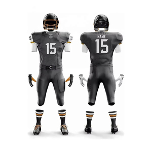2025 American Football Uniforms in Bulk Quantity Best Quality Fabric Short Sleeve Latest Style Wholesale in Pakistan - Product Image 3