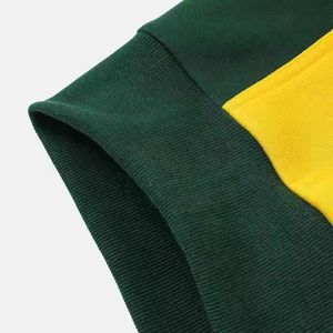 เสื้อฮู้ดดี้ทรงบ็อกซี่สำหรับผู้ชาย คุณภาพสูง แบบเรียบสีพื้น ปรับแต่งได้ มีกระเป๋า ทรงหลวมไหล่ตก ผ้าหนา น้ำหนัก 430 กรัม ดีไซน์เนอร์ - Product Image 4