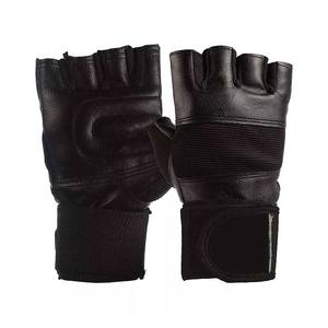 2024 nouveauté en cuir véritable peau de vache sans doigts fitness haltérophilie gants de gymnastique - Product Image 1