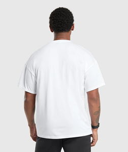 2025 camisetas de algodón clásicas de Hip Hop recortadas de gran tamaño para hombres de manga corta con cuello redondo de peso pesado - Product Image 2
