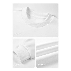Sudadera con capucha gruesa y pesada en blanco, sudaderas con hombros caídos para hombre, logotipo personalizado GSM 380, sudaderas básicas de algodón 100% de gran tamaño - Product Image 3