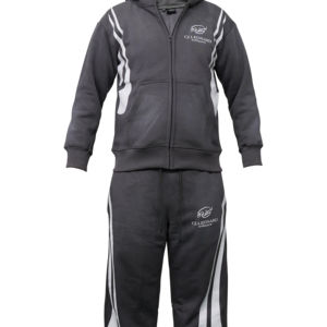 Logo personnalisé hommes grande taille hiver Fitness survêtement d'entraînement taille imprimé survêtement pantalon uni 2 pièces ensemble personnalisable - Product Image 1