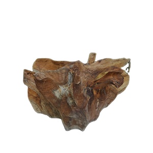 Mesa de Centro Gubuk Bali Ecológica con Tapa de Teca Redonda, Diseño Tradicional y Apariencia Moderna - Product Image 3