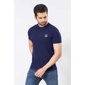 LIAM 100% Cotton Crew Neck T-Shirt Casual Solid Pattern 300 Grams Knitted Fabric Silk Screen <b>Printing</b> Lightweight - Product Image 2