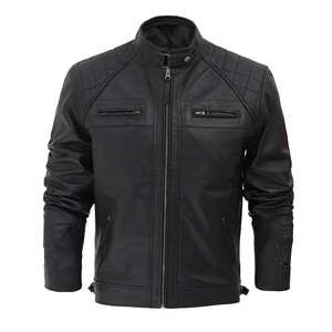 Crea tu idea y Diseña tu propio estilo El mejor material Precio asequible Chaqueta de moto de alta calidad hecha en Pakistán para hombre - Product Image 5