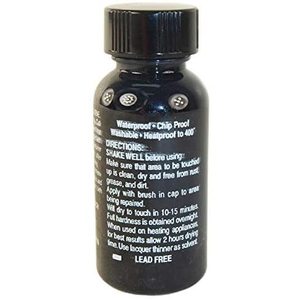 Peinture de retouche haute température en porcelaine noire 1999 pour pièces d'appareils de cuisine - Product Image 1