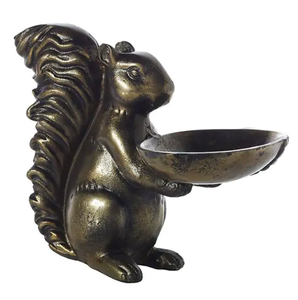 Bol de maintien d'écureuil en métal en laiton AK en laiton pièce maîtresse décorative finie antique au meilleur prix pour la décoration intérieure de table - Product Image 3