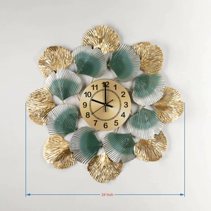 Exclusive Royal Premium Luxury Large Metal Modern Design Powered Wall <b>Clock</b> Home Decor <b>Mechanical</b> - Product Image 2