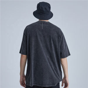 Camiseta con parte delantera en blanco de esqueleto de gran tamaño Vintage, ropa de calle, informal, de manga corta, de algodón, cuello redondo, anticontracción, 2025 - Product Image 3