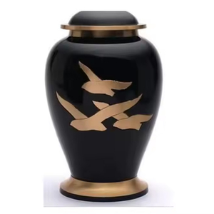 Venta directa de fábrica, urna de cremación de latón hecha a mano para cenizas de mascotas, hermosa urna de madera para mascotas - Product Image 5