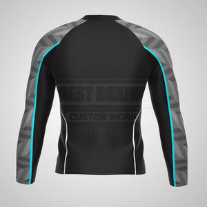 Wholesale Price Custom Long Sleeve Rash Guard For Men Long Sleeve Mens <b>Compression</b> <b>Shirt</b> Rash Guard - Product Image 3