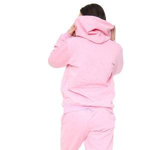 Conjunto de chándal y sudadera rosa personalizada para mujer, conjunto de chándal de entrenamiento para mujer, conjunto de chándal de dos piezas personalizado al por mayor - Product Image 5