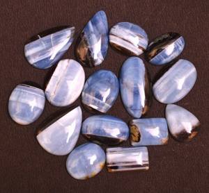 หินอัญมณีทรงหลังเบี้ยขัดเงาโอปอลสีธรรมชาติสำหรับการออกแบบเครื่องประดับ - Product Image 3