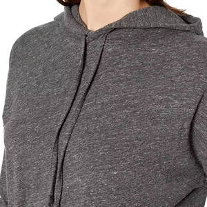 เสื้อฮู้ดของผู้หญิงผ้าคอตตอนแห้งเร็วมีฮู้ดของผู้หญิงเสื้อครอปท็อปแบบสั่งทำโลโก้และขนาด - Product Image 4