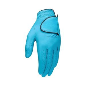 Guante de Golf de cuero Cabretta, colores personalizados, suave, transpirable, de cuero genuino, alto, para hombres/mujeres, accesorios deportivos para mano izquierda y derecha - Product Image 1