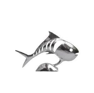 Decoración moderna para el hogar Escultura abstracta de metal de aluminio única Estatua de mesa elegante para interiores de oficina de lujo Opciones de impresión personalizadas - Product Image 3