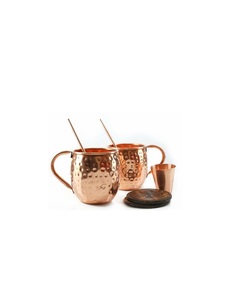 Tazas de mula de cobre ligeras con brillo duradero y sensación cómoda, adecuadas para usar en eventos al aire libre e interiores - Product Image 3