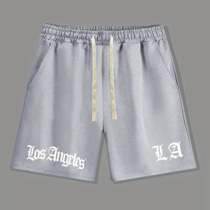 Gran oferta, pantalones cortos cómodos y juveniles para hombre, pantalones cortos informales con logotipo personalizado para hombre, pantalones cortos de algodón con sublimación de alta calidad para hombre - Product Image 1