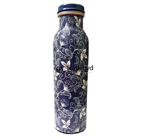 Elegant <b>copper</b> <b>bottle</b> made for pure hydration inspired by traditional ayurvedic water drinking Tradebyd - Product Image 3
