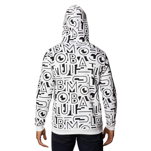 Sweat à capuche oversize sublimé 2026 pour homme, impression par sublimation de logo personnalisé, technique de teinture unie pour l'hiver - Product Image 4