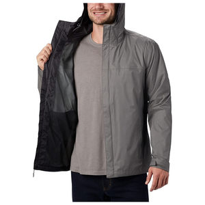 Veste coupe-vent à capuche en nylon 100 % imperméable, réversible et écologique pour homme, collection hiver 2026, service OEM, logo personnalisé, fermeture éclair – Grande Vente - Product Image 2