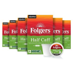 Café Folgers Half-Caff torréfaction moyenne, 72 dosettes Keurig K-Cup - Product Image 6