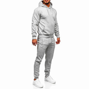 Ensemble de survêtement pour homme en coton 100% lourd, sweat-shirt ample et pantalon de survêtement avec design oversize à épaules tombantes pour l'hiver, ensembles élégants - Product Image 4
