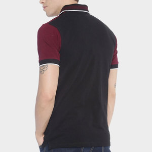 Nouveau Style solide col montant coupe régulière hommes pour t-shirt-High Street Style séchage rapide bas prix pour vêtements de golf de bureau - Product Image 3