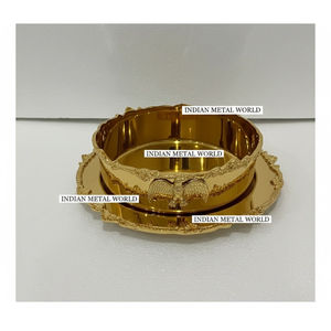 Tazón de Chocolate Hecho a Mano con Diseño Repujado en Cobre Puro, Tazón Decorativo Clásico para Servir en el Hogar, Hoteles y Ocasiones Especiales - Product Image 6