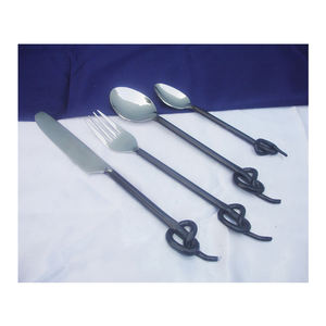 Vantage Premium Restaurant Designer Couverts En Acier Inoxydable Et En Métal Portable Voyage Couverts Avec Arc-En-Ciel Ensemble De Couverts De Luxe - Product Image 1