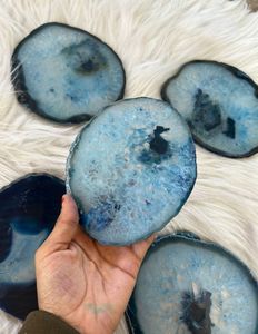 Dessous de verre en marbre/Dessous de verre en marbre/Dessous de verre en pierre Dessous de verre élégant Dessous de verre de luxe Dessous de verre en marbre naturel Blanc - Product Image 2