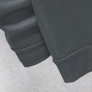 Sudadera con capucha de gran tamaño de algodón grueso 100% personalizada para hombres, ropa informal térmica transpirable de peso pesado, cuello con capucha estampado de invierno - Product Image 3