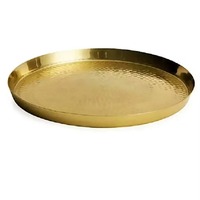 Plateau de service multifonctionnel en métal de haute qualité, design moderne, léger, personnalisable, 30 cm, fabrication artisanale, pour mariages, MOQ 100 pièces