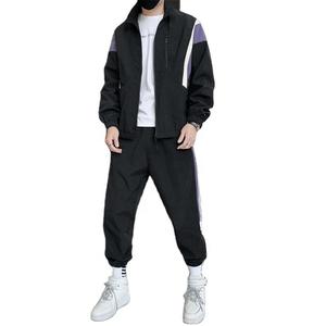 Conjunto de camiseta y pantalón corto de dos piezas para hombre, chándal personalizado, chándales lisos - Product Image 1