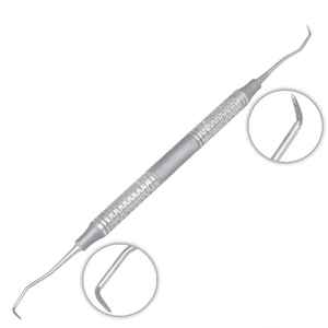 Venta al por mayor escalador dental sondas de cuidado bucal dental de doble extremo raspador de dientes de acero inoxidable Limpieza de instrumentos quirúrgicos dentales - Product Image 1