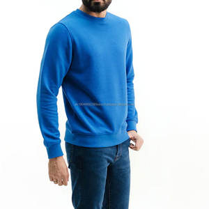 Color azul al por mayor personalizado Unisex cuello redondo nueva moda para hombre liso teñido sudadera con todas las personalizaciones y colores requeridos - Product Image 2