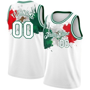 2025 maillots de basket-ball personnalisés pour hommes de haute qualité 100% polyester imprimé Design et longue sublimation pour les équipes - Product Image 2