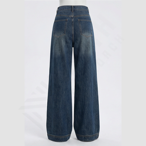 Jeans en denim solide respirant personnalisé pour hommes, été, automne, hiver, séchage rapide, léger, de haute qualité, délavé, décontracté - Product Image 2
