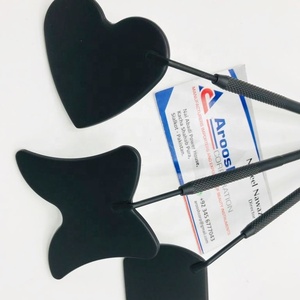 Wholesale Black Coated Beauty Tweezers Pointed Private Label Eyelash Extension Lashes Butterfly Heart <b>Square</b> <b>Mirrors</b> for - Product Image 2