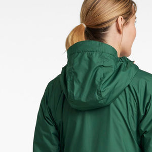 Veste coupe-vent pour homme avec logo personnalisé, fermeture éclair, col montant en toile, logo sur le devant, 100% polyester, activités de plein air décontractées - Product Image 3