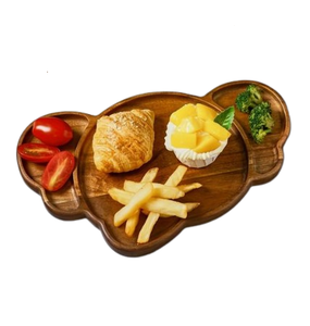 Acacia Wooden Sushi Serving <b>Tray</b> and Plates Customized Dessert Platter for Restaurant Kitchen Wholesale Exporter - Product Image 4